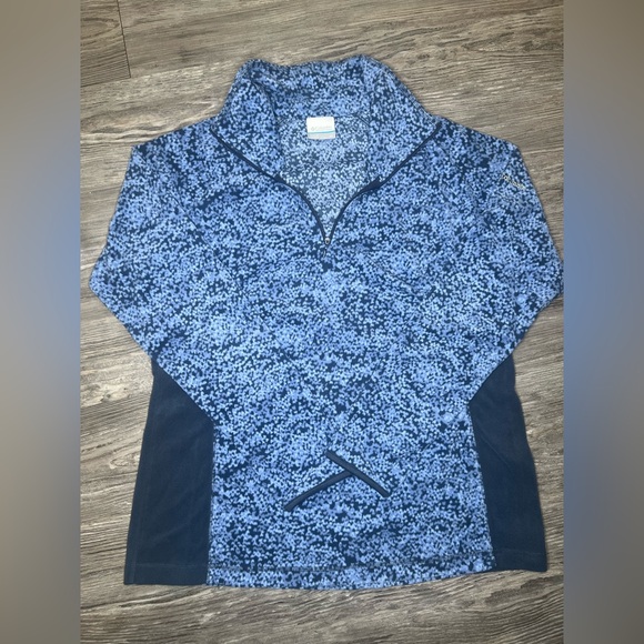 Columbia Blue and blue navy  Patterned Jacket - Picture 1 of 6